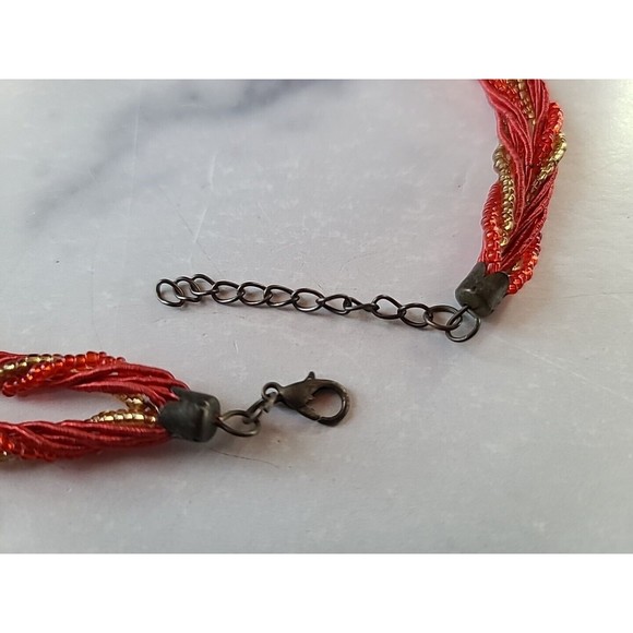 Red Peacock Pendant Necklace - Picture 8 of 10